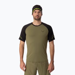 Férfi futó póló DYNAFIT Alpine Pro military green/0910