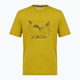 Férfi póló Salewa Eagle Geometric olive oil
