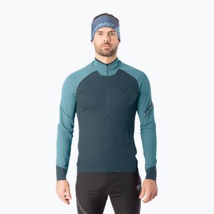 Férfi futópulóver Dynafit Alpine LS 1/2 Zip Tee smoke blue/0720/3162