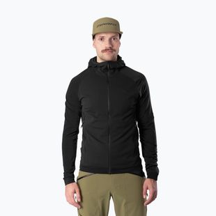 Férfi DYNAFIT Radical Polartec kapucnis túrasí pulóver fekete out