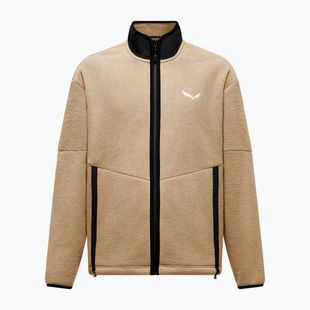 Férfi polár pulóver Salewa Fanes Full Zip quicksand