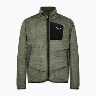 Férfi trekking pulóver Salewa Puez Warm Full Zip faded green