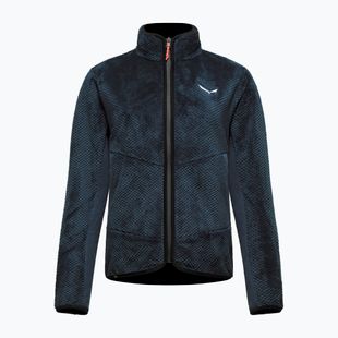 Női túra pulóver Salewa Puez Warm Full Zip blueberry