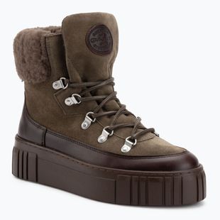 Női csizma GANT Snowmont meleg olíva zöld