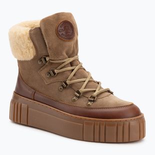 Női csizma GANT Snowmont meleg camel