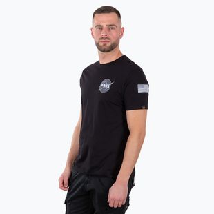 Férfi póló Alpha Industries Space Shuttle T black