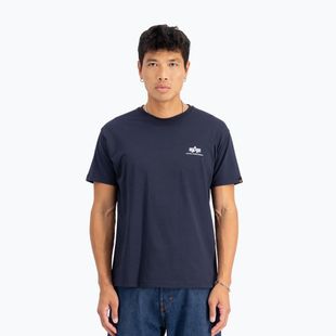 Férfi Alpha Industries Basic Small Logo póló rep.kék