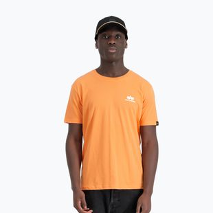 Férfi Alpha Industries Basic Small Logo póló narancsszínű t-shirt