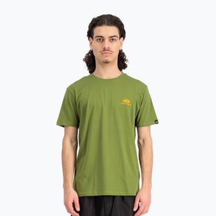 Alpha Industries férfi Basic Small Logo póló moha zöld