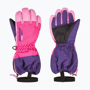 Gyerek síkesztyű ZIENER Levio As Minis dark purple