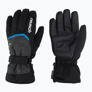 Síkesztyű Reusch Outset R-Tex XT black melange/safety yellow/brilliant blue