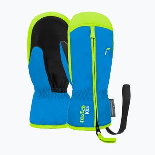 Gyerek síkesztyűk Reusch Ben Mitten brilliant blue/safety yel