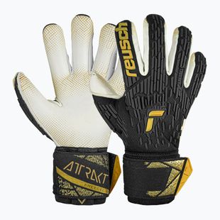 kapuskesztyű Reusch Attrakt Freegel Gold X GluePrint Finger Support black/gold