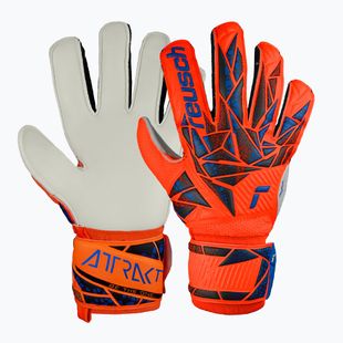 kapuskesztyű Reusch Attrakt Solid hyper orange/electric blue