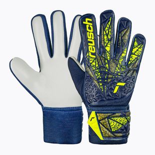Kapuskesztyű Reusch Attrakt Starter Solid premium blue/sfty yellow