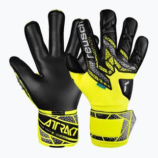 Reusch Attrakt Duo Evolution biztonsági kapus kesztyű sárga/ezüst/fekete