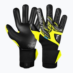 Reusch Attrakt Gold X NC Gravity biztonsági kapuskesztyű sárga/ezüst/fekete