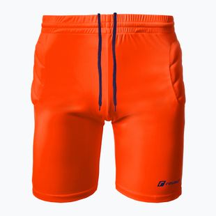 Gyermek kapus rövidnadrág Reusch Match Short Padded sokkoló narancssárga/kék