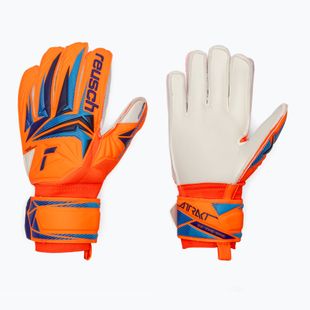 Reusch Attrakt Advance Junior shocking orange/blue gyermek kapus kesztyű