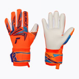 Gyerek kapus kesztyűk Reusch Attrakt Freegel Advance Junior shocking orange/blue