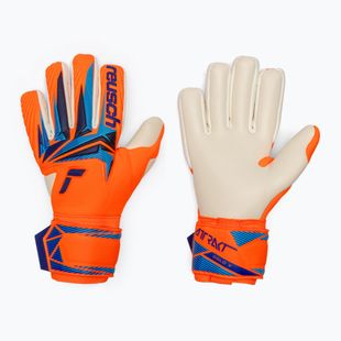 Kapuskesztyűk Reusch Attrakt Gold X NC shocking orange/blue