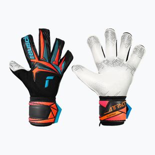 Reusch Attrakt Advance Evolution Glueprint black/aqua blue/shocking orange kapusztuskesztyű