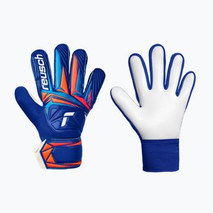 Gyermek kapus kesztyűk Reusch Attrakt Starter Solid Junior sharp blue/white/shocking orange