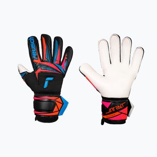 Reusch Attrakt Advance black/aqua blue/shocking orange kapuszkesztyű