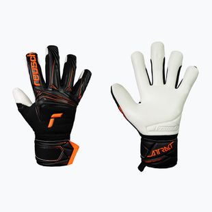 Reusch Attrakt Advance Finger Support black/shocking orange kapuszkesztyű