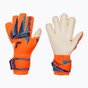 Kapus kesztyűk Reusch Attrakt Gold X Evolution shocking orange/blue