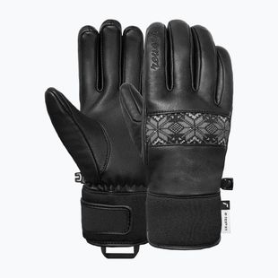 Női síkesztyűk Reusch Charlize R-Tex XT black/steel gray/silver