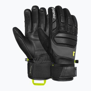 Síkesztyűk Reusch Profi SL black/dark granite/safety yellow