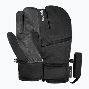 Gyerek síkesztyűk Reusch Leo R-Tex XT Lobster black/white
