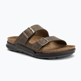 BIRKENSTOCK Arizona CT LEOI Normál fakó khaki flip-flopok