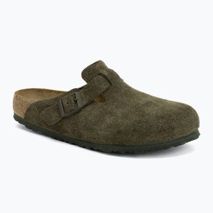 Papucsok BIRKENSTOCK Boston Suede Leather thyme