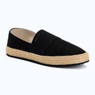 Női espadrille GANT Raffiaville black