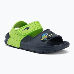 Gyerek szandálok Kangaroos KangaSwim II dark navy/lime