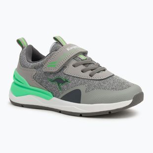 KangaROOS KD-Gym EV gyermek cipő vapor grey/neon zöld