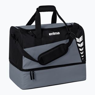 Edzőtáska ERIMA Six Wings Sports Bag With Bottom Compartment 35 l slate grey/black