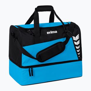 Sporttáska ERIMA Six Wings Sports Bag With Bottom Compartment 35 l Curacao/Black