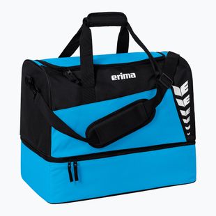 Edzőtáska ERIMA Six Wings Sports Bag With Bottom Compartment 94,5 l curacao/black