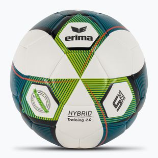 ERIMA Hybrid Training 2.0 labdarúgó mykonosi kék/lime 5 méret