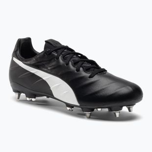 PUMA King Platinum 21 MXSG férfi futballcipő fekete-fehér 106545 01