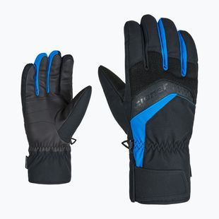 Férfi síkesztyű ZIENER Gabino black/persian blue