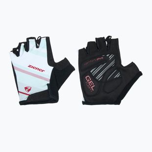 Női kerékpáros kesztyű ZIENER MTB Crizy Lady GELfoam sangria vörös