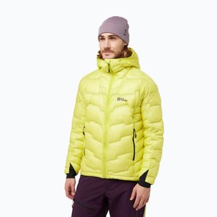 Férfi pehelykabát Jack Wolfskin Alpspitze Down Hoody firefly