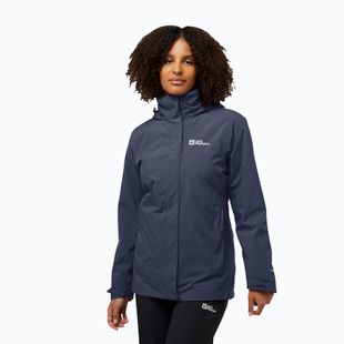 Jack Wolfskin női Rotwand 3In1 fleece melegítőfelső grafit