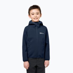 Jack Wolfskin gyermek softshell dzseki Fourwinds éjszakai kék