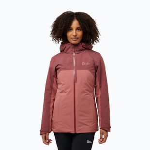 3in1 női kabát Jack Wolfskin Hunberg mineral red