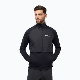 Jack Wolfskin férfi fleece pulóver Dormer fekete